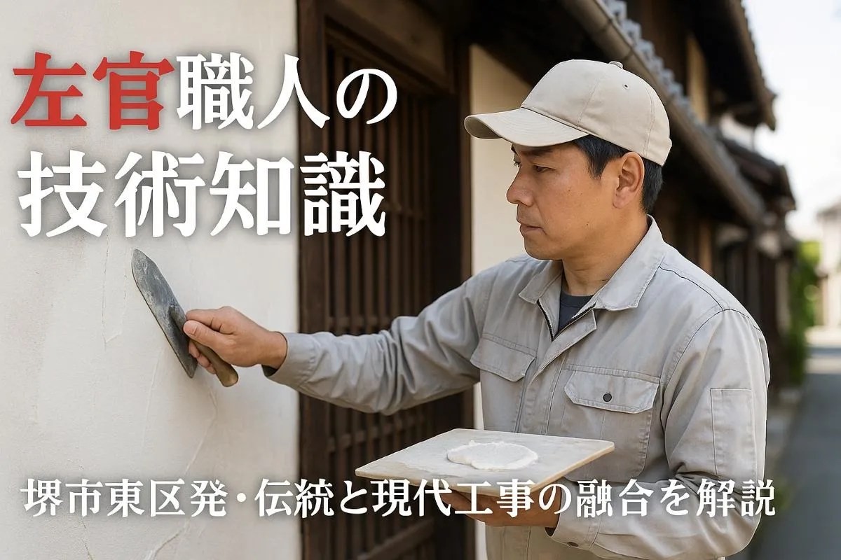 堺市東区で左官職人に依頼する前に知っておくべき大切なポイント 