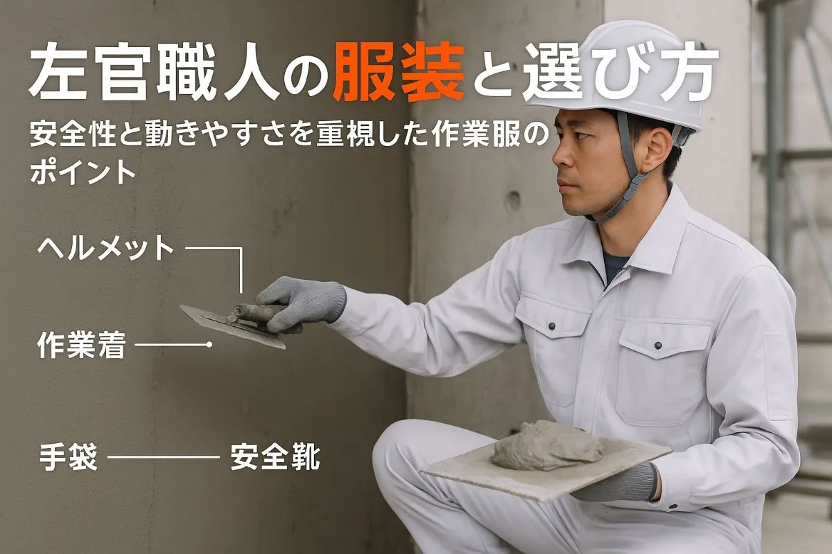 左官職人の服装の基本と選び方解説！ニッカポッカやおすすめ作業着・機能素材比較