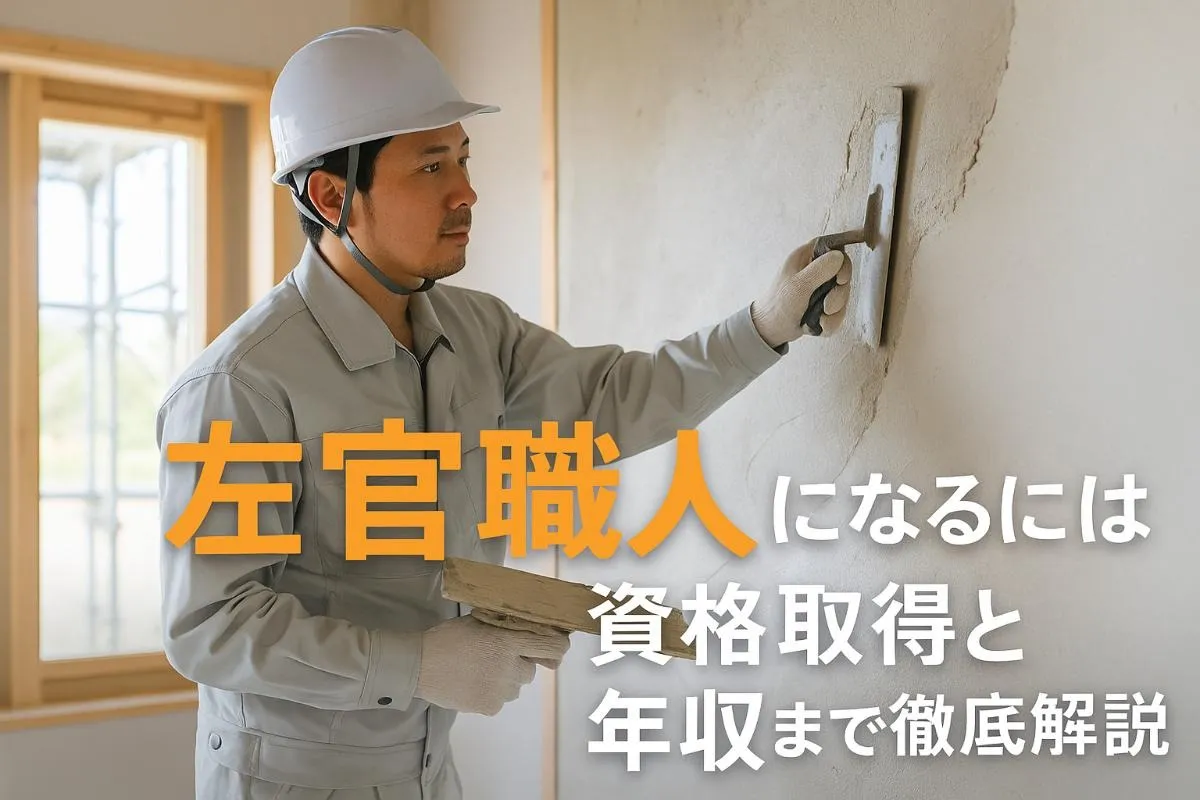 左官職人になるには仕事の内容や資格取得と年収まで徹底解説