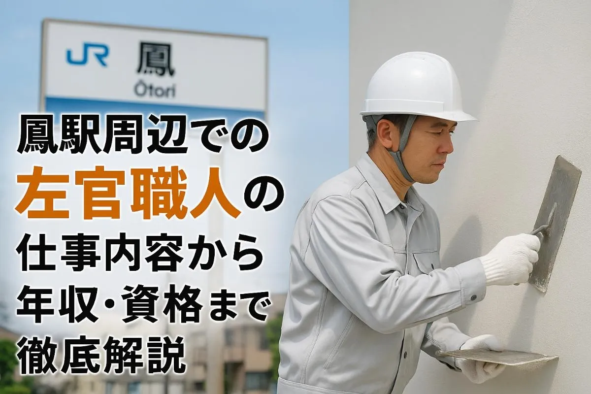 鳳駅周辺での左官職人の仕事内容から年収・資格まで徹底解説