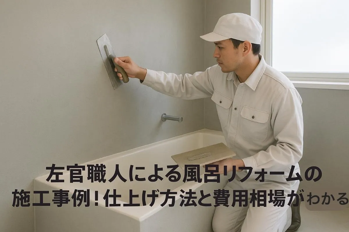 左官職人による風呂リフォームの基礎知識と施工事例でわかる仕上げ方法と費用相場