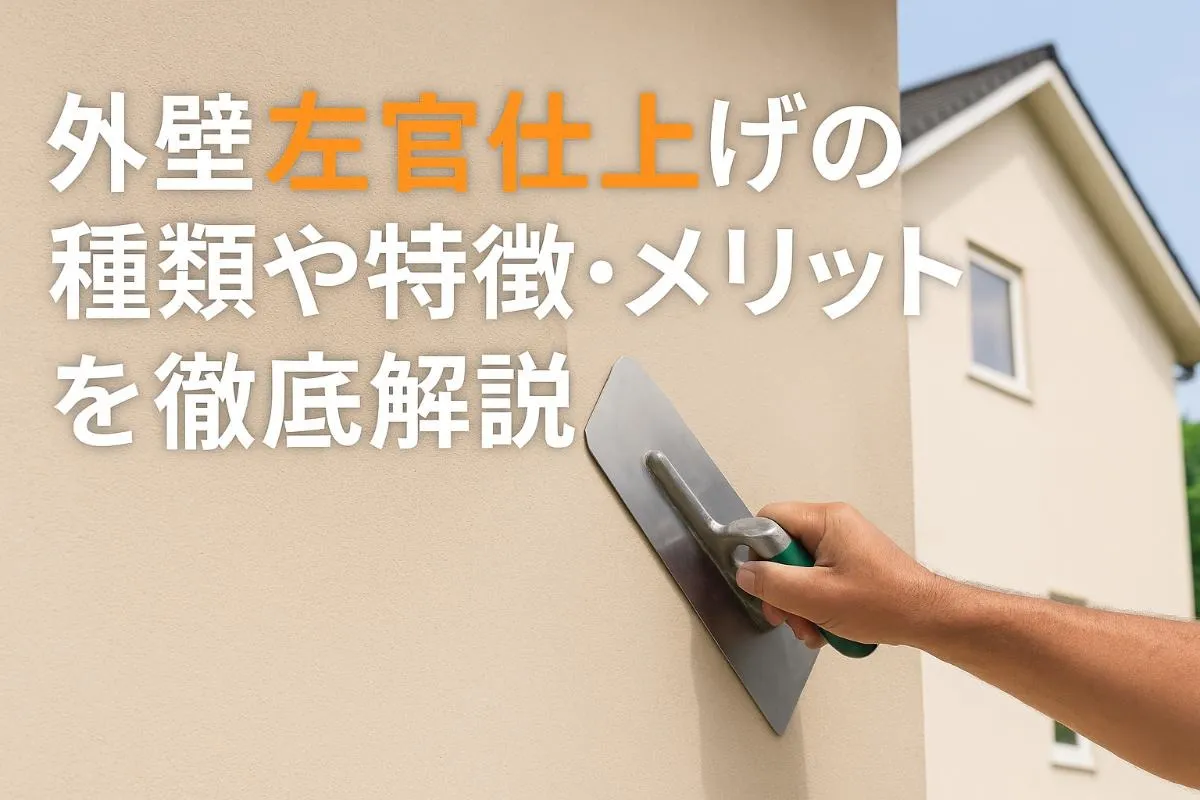 外壁左官仕上げの種類や特徴・メリットを徹底解説